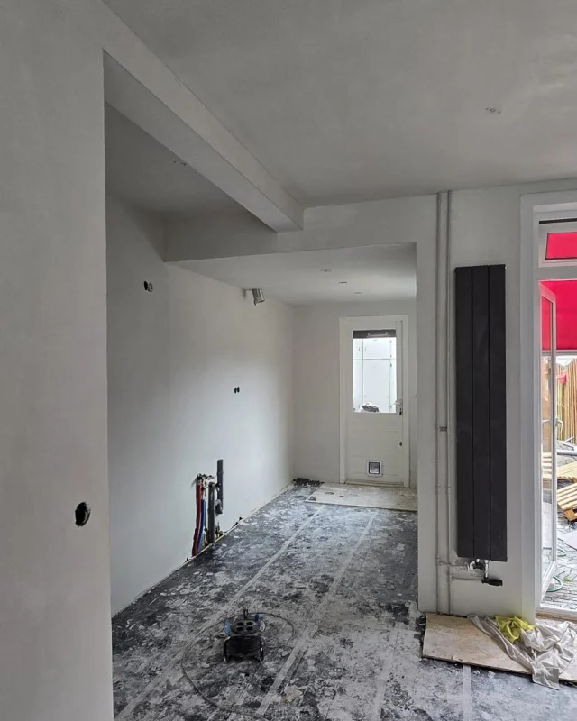Stucwerk woonkamer